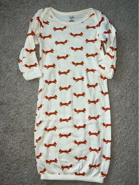 Touched by Nature 0 to 6 months organic sleep gown